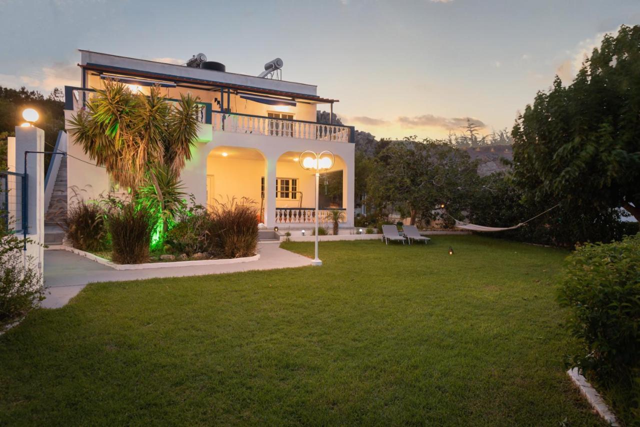 Villa Stegna Archangelos  Bagian luar foto